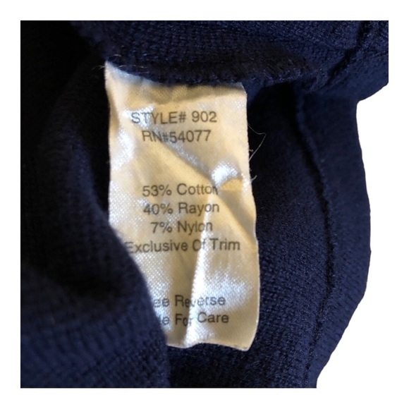 CAbi Breakthrough Sweater Blazer Women's Size XL Blue - Picture 8 of 8